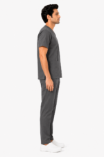 Panuniforms M Grey 06 Shirt, Pant Hospital Scrub (Grey) - Image 3