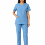 Panuniforms Light B 06 Shirt, Pant Hospital Scrub (Light Blue)