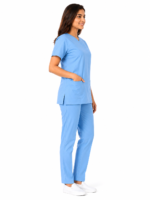 Panuniforms Light B 06 Shirt, Pant Hospital Scrub (Light Blue) - Image 2
