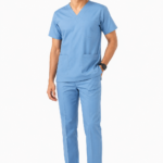 Panuniforms M Light B 06 Shirt, Pant Hospital Scrub (Light Blue)