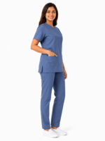 Panuniforms Ocean B 06 Shirt, Pant Hospital Scrub (Ocean Blue, Blue) - Image 4