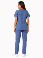 Panuniforms Ocean B 06 Shirt, Pant Hospital Scrub (Ocean Blue, Blue) - Image 3