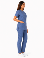 Panuniforms Ocean B 06 Shirt, Pant Hospital Scrub (Ocean Blue, Blue) - Image 2