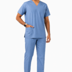 Panuniforms M Ocean B 06 Shirt, Pant Hospital Scrub (Ocean Blue, Sky Blue)