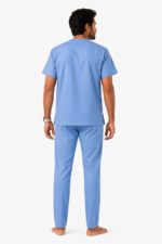 Panuniforms M Ocean B 06 Shirt, Pant Hospital Scrub (Ocean Blue, Sky Blue) - Image 2