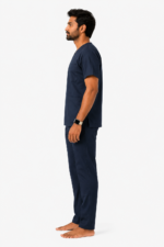Panuniforms M Olive B 06 Shirt, Pant Hospital Scrub (Olive Blue, Navy Blue) - Image 3