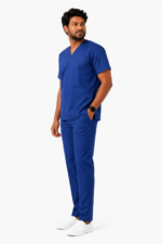 Panuniforms M Royal B 06 Shirt, Pant Hospital Scrub (Royal Blue) - Image 4