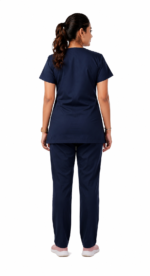 Panuniforms F2PU Olive/Light B 02 Shirt, Pant Hospital Scrub (Olive Blue, Light Blue) - Image 2