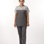 Panuniforms F16PU Grey Shirt, Pant Hospital Scrub (Grey)