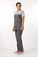 Panuniforms F16PU Grey Shirt, Pant Hospital Scrub (Grey) - Image 4
